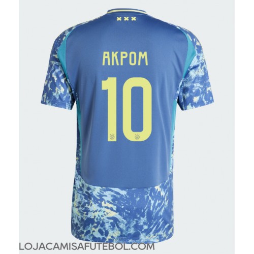 Camisa de Futebol Ajax Chuba Akpom #10 Equipamento Secundário 2024-25 Manga Curta